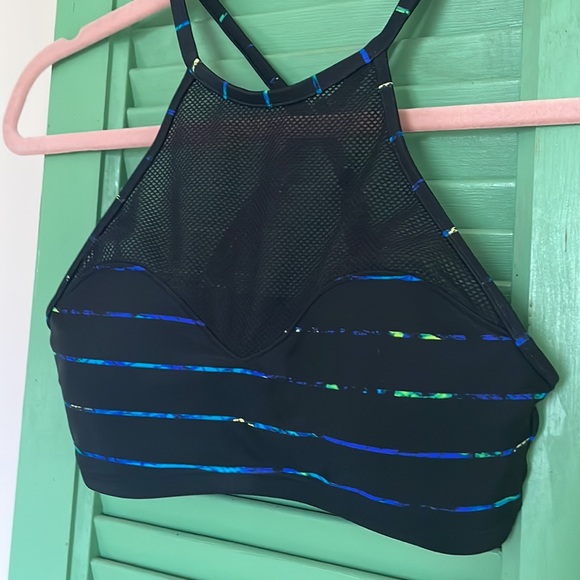 Athleta like new Mehina swim top with mesh accent - Picture 3 of 7